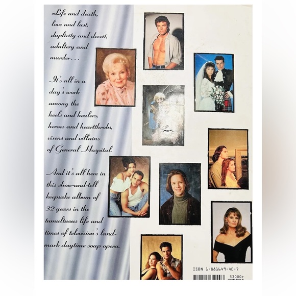 **Great Gift** General Hospital-The Complete Scrapbook-Gary Warner-1995-Used-Vtg - Picture 14 of 16